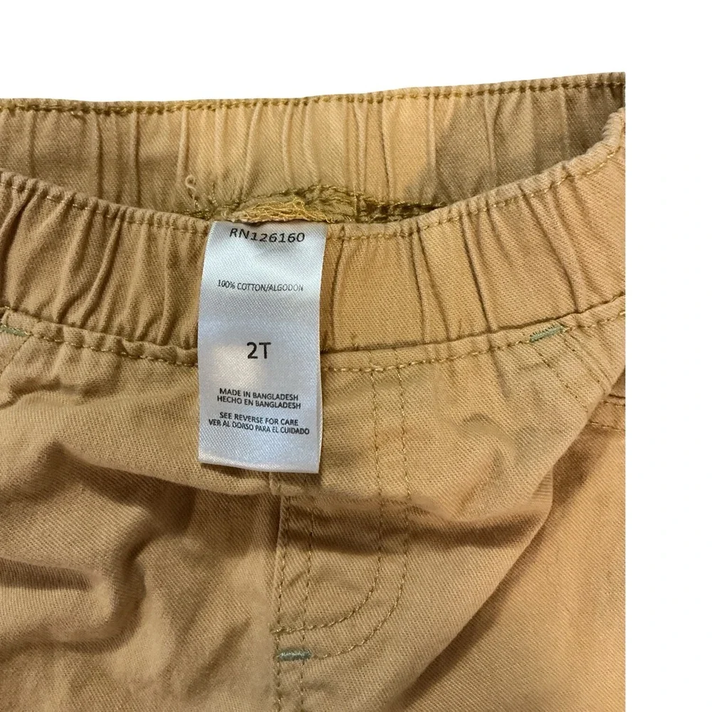 HM Kids 2T Waffle Knit Sweater‎ and Jogger Pants Set Sage Green Mustard Yellow